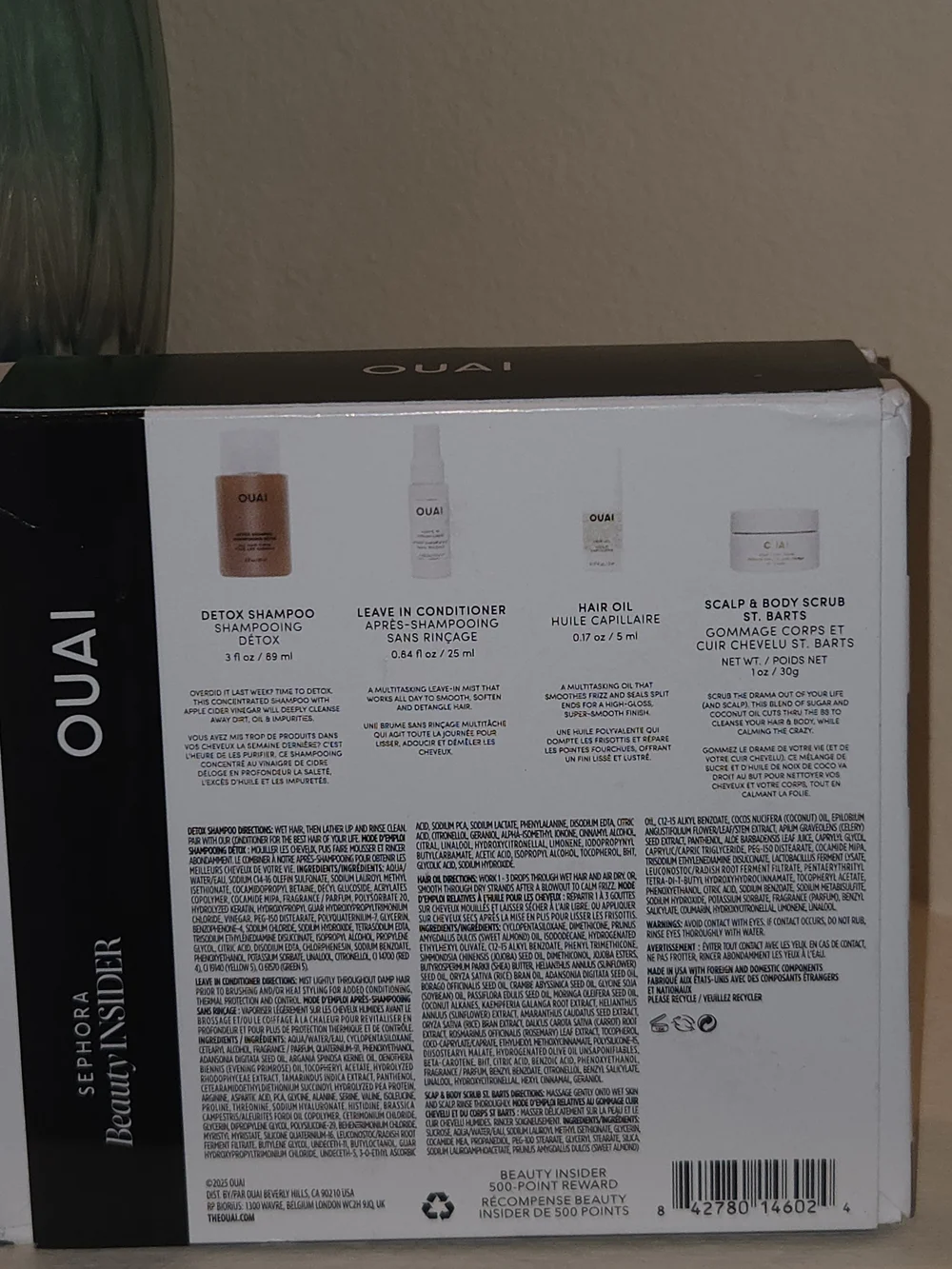 OUAI Hair Care Kit - Black, White, Brown